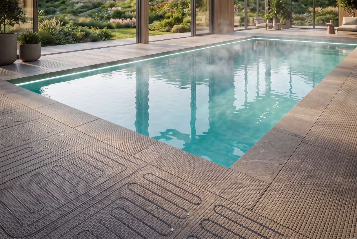 Piscina climatizada de Tahona Valley, calentada con el calor residual del centro de datos
